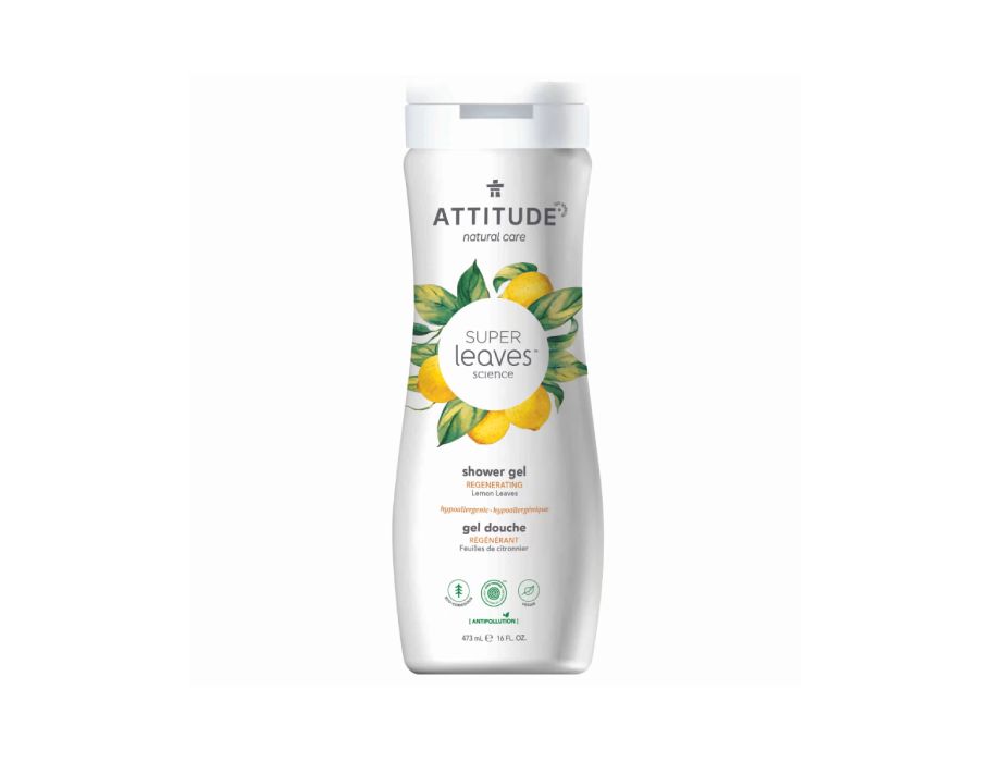 Attitude super leaves™ shower gel - regenererende - citronblade