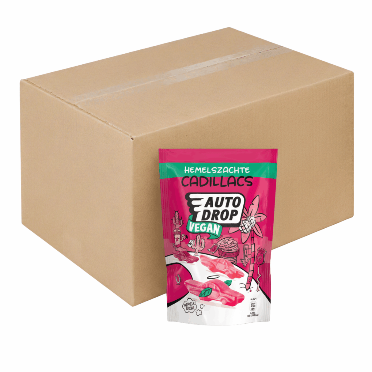 Autodrop blandingspose opskummet skovfrugt rød Cadillacs (16x 150gr)