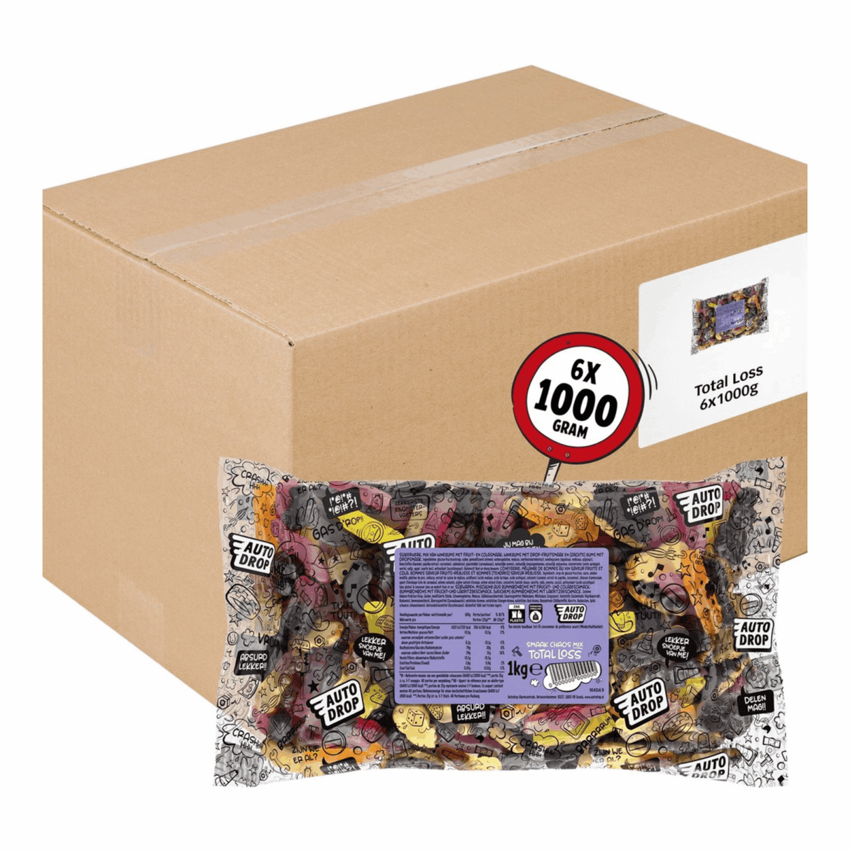 Autodrop totalt tab (6x1 kg)