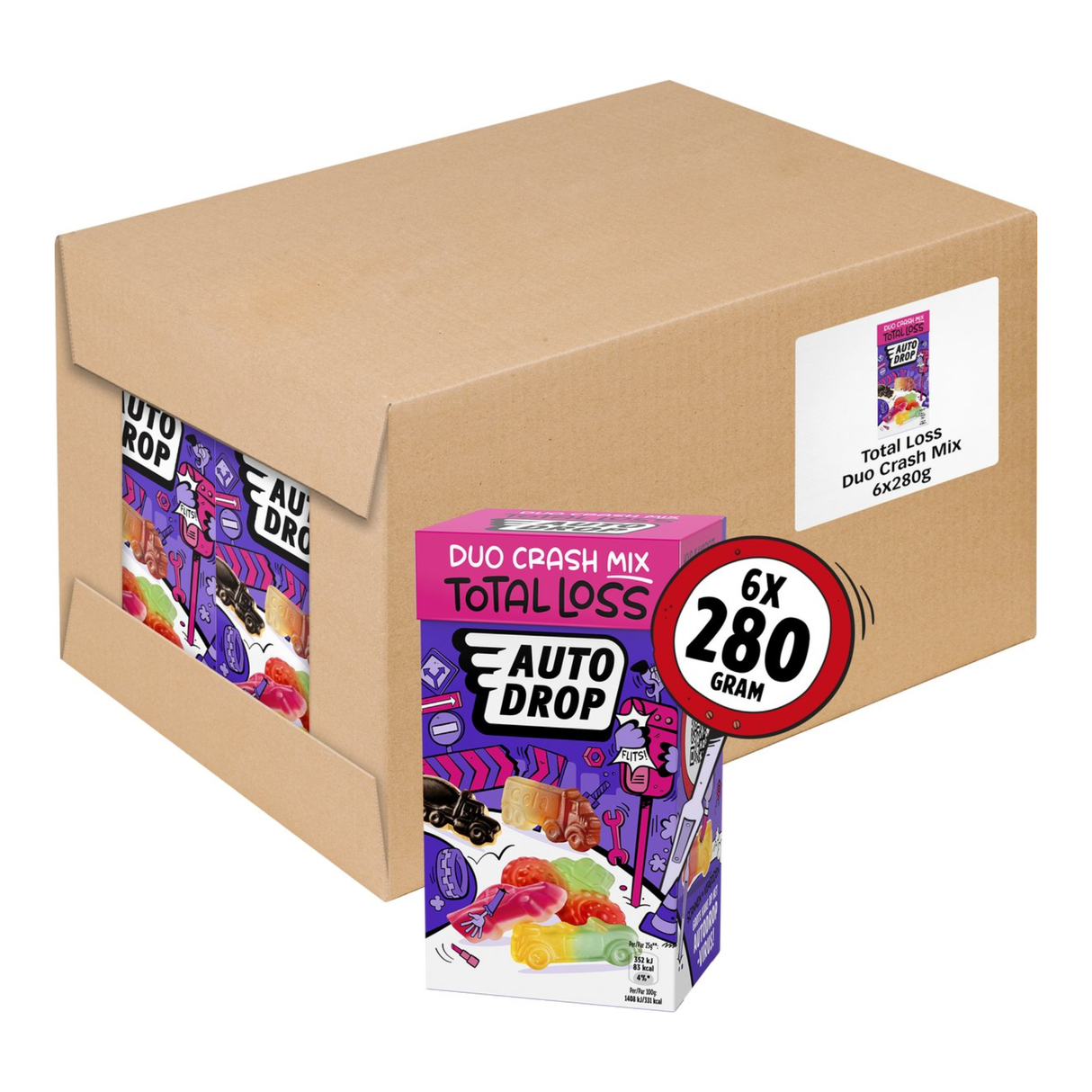 Autodrop total loss crazy duo mix (6x 280gr)