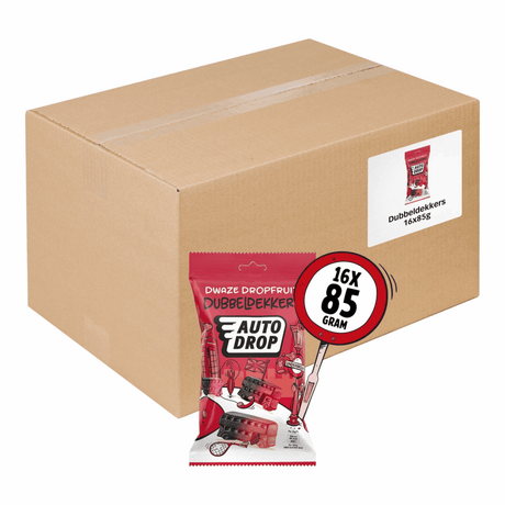 Autodrop snackpakke dobbeltdækker (16x 85gr)