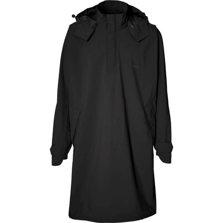 Basilikum poncho mosse unisex jet black xl xxl