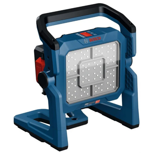 Bosch blå gli 18v-5000 professionel | byggelampe 18v 5000 lumen | uden batterier og oplader i æske - 06019p5100