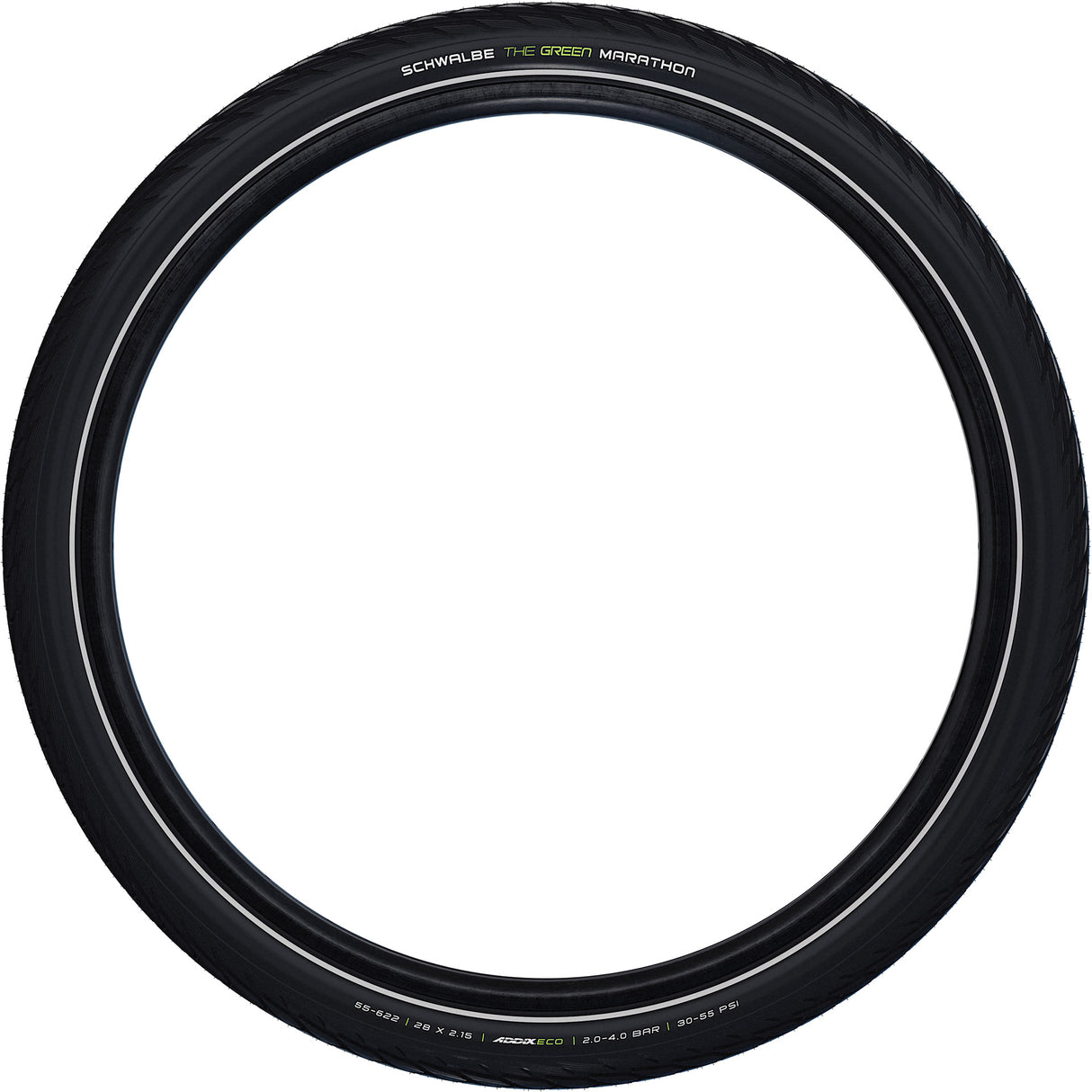 Schwalbe Marathon Green Guard 55-622 (28x2.15) Black Reflex