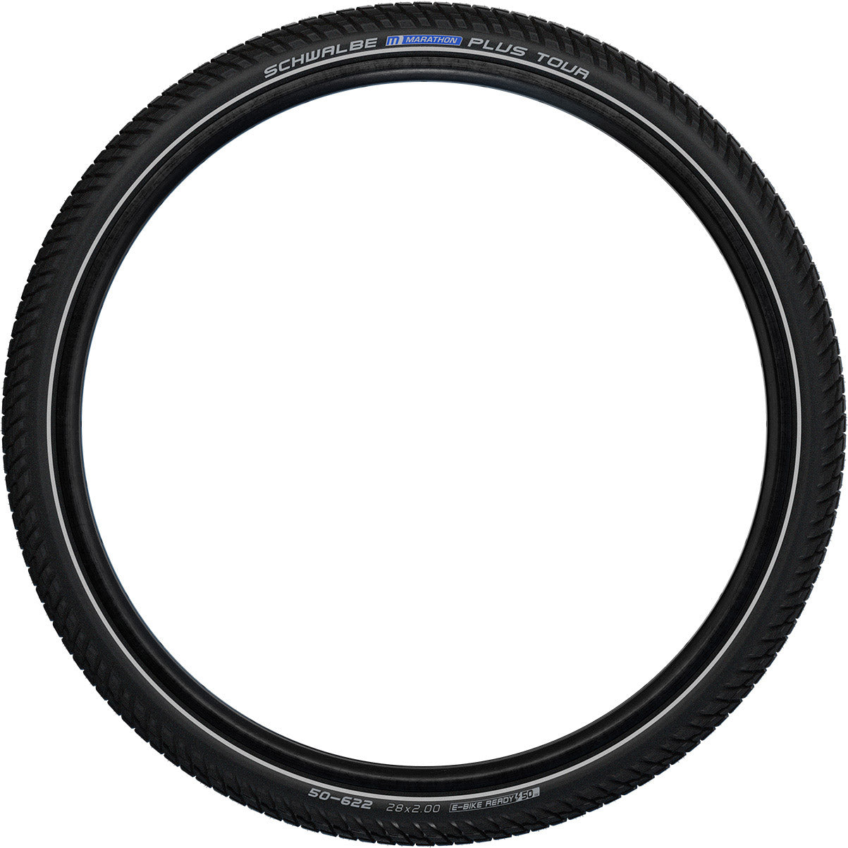 Schwalbe 28x2,15 (55-622) marathon plus tour smartguard sort reflekstråd 11159365.01