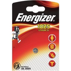 Energizer knapcelle batteri cr1025 3v flyer display