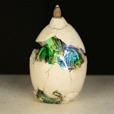 Dragon egg led backflow røgelsesholder