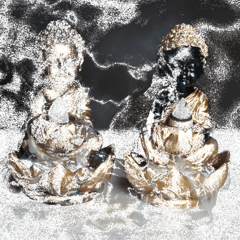 Buddha og lotusl backflow røgelsesholder