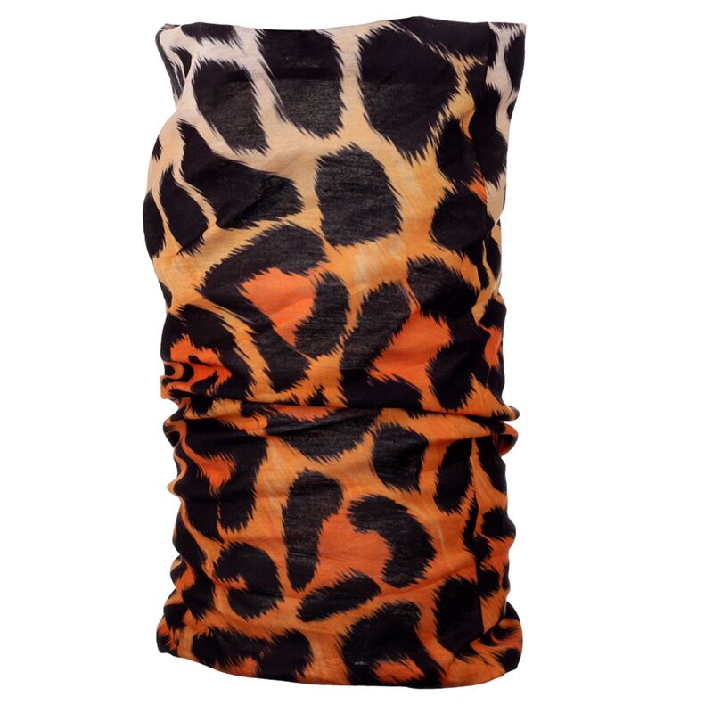 Leopard dyreprint snood-neck warmer