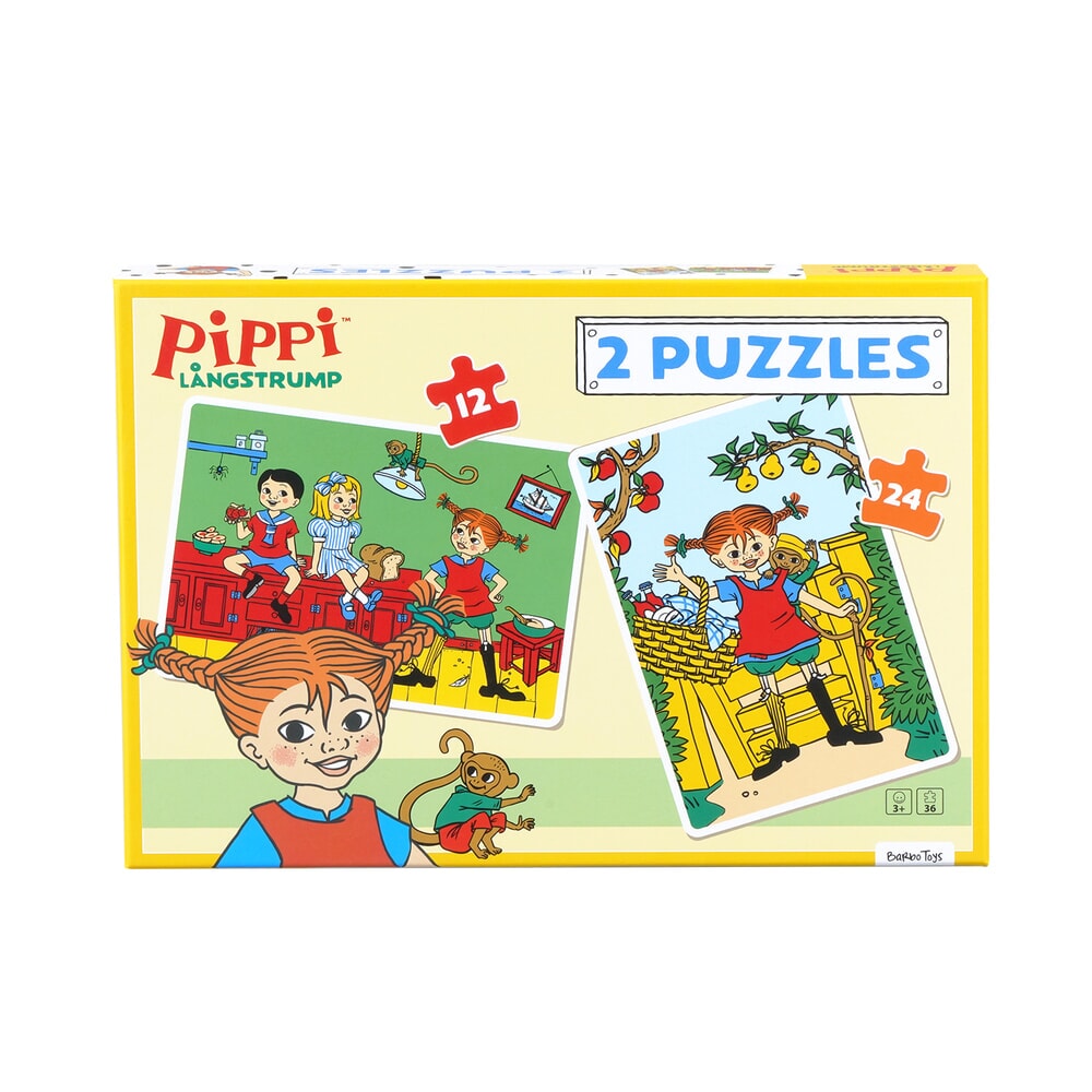 Barbo legetøj pipepi 2 puslespil (8624)