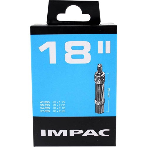 IMPAC Inner Tube (af Schwalbe) DV18 18X1.75 2.35 ETRO 47 57-355, Ventil: Blitz Holland 26mm