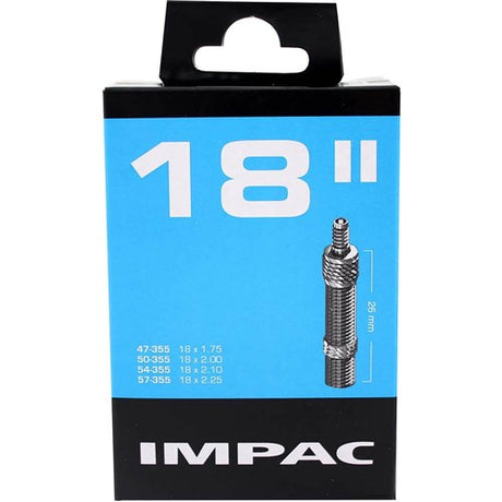 IMPAC Inner Tube (af Schwalbe) DV18 18X1.75 2.35 ETRO 47 57-355, Ventil: Blitz Holland 26mm