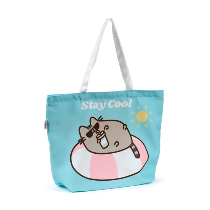 Union pusheen katten sommer strandtaske