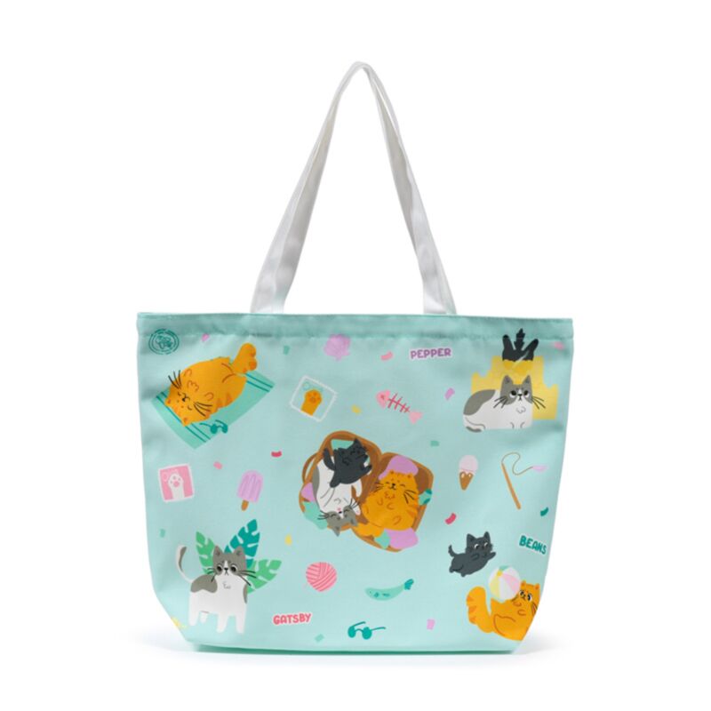 Beans co cat strandtaske