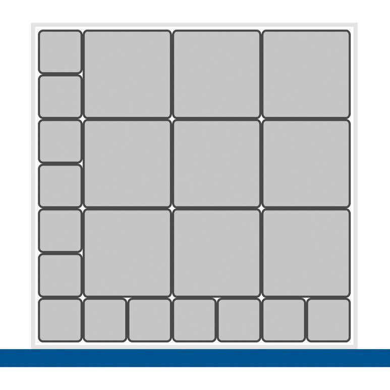 Bott cubio bageområde 65x65 skuffe