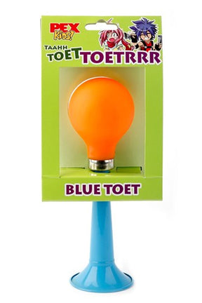Buzaglo pexkids kuglehorn stål lige blå på kort