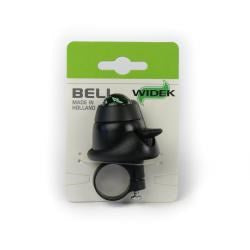 Cykelklokke med kompas 34 mm sort