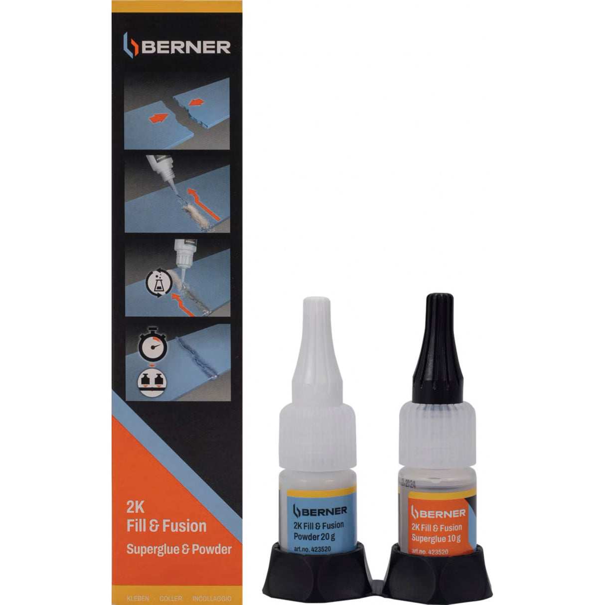 Cema berner 2-komponent lim superlim 2k fill fusion 10g