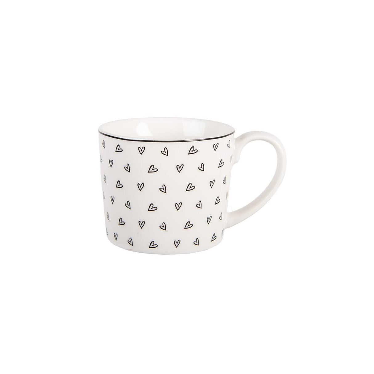 Clayre eef krus 12x8x7cm 275ml porcelæn