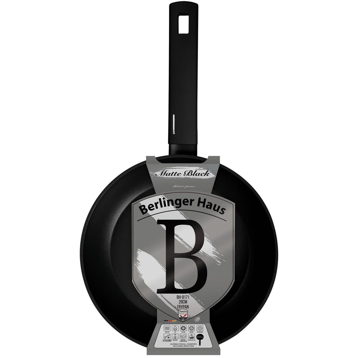 Berlingerhaus stegepande mat sort 28cm