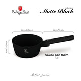 Berlingerhaus grydeske mat sort 16cm