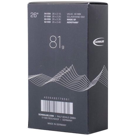 Schwalbe Inner Tube Aerothan FV SV13E 54 62-559 IB SV 40mm (1..)