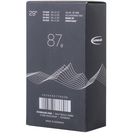 Schwalbe Inner Tube SV19E Aerothan 54 62-622 IB 40mm