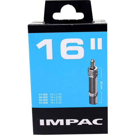 IMPAC Inner Tube (af Schwalbe) DV16 16X1.75 2.35 ETRO 47 57-305, Ventil: Blitz Holland 26mm