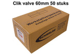 Schwalbe inderrør 23 30-622 630 scv15 klikventil 60mm værkstedsemballage 50 stk.