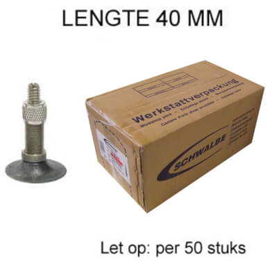 Schwalbe inderrør dv17 28 28 47-622 635 hv 40mm (50 stk)