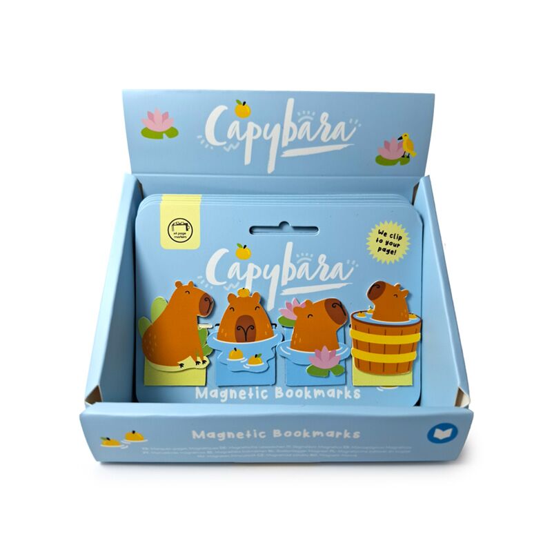 Capybara magnetisk bogmærkesæt