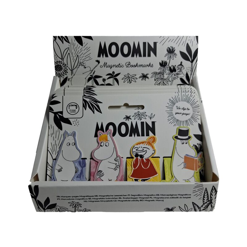 Union moomin tammi magnetisk bogmærkesæt