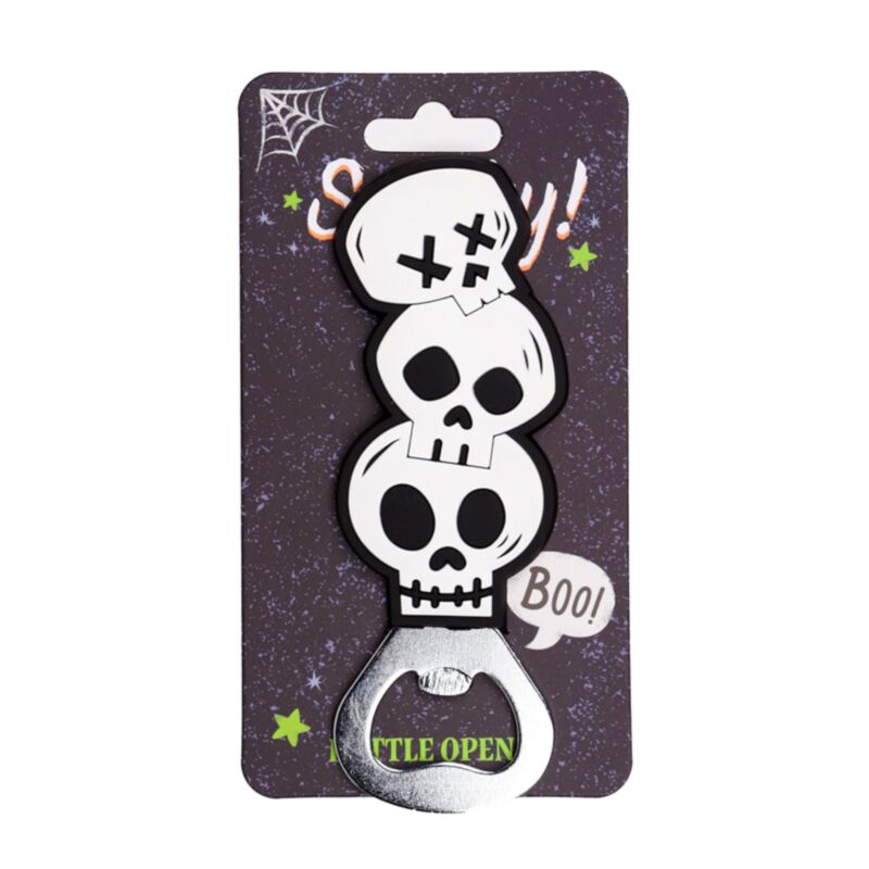 Spooky skulls pvc flaskeåbner