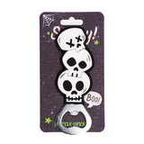 Spooky skulls pvc flaskeåbner