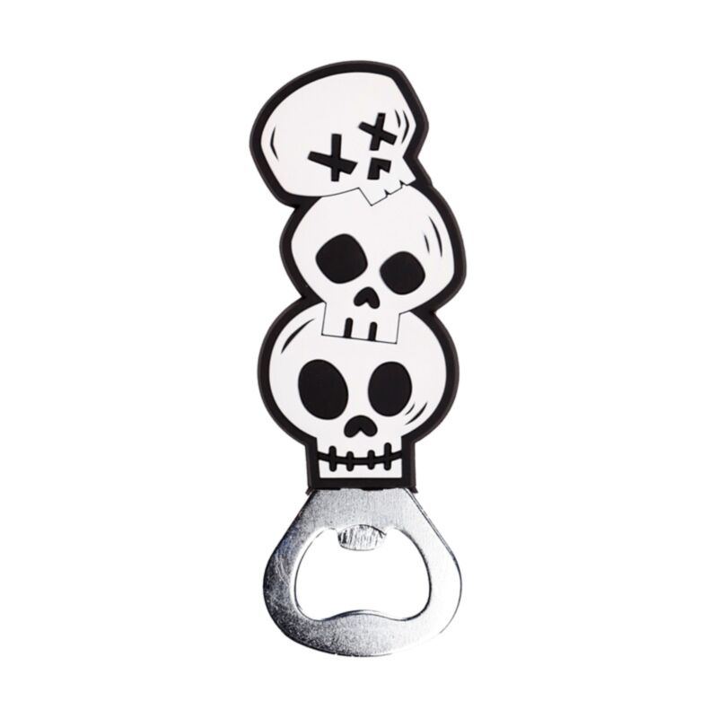 Spooky skulls pvc flaskeåbner