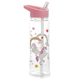 Rainbow unicorn tritan flip halm vandflaske 550ml