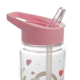 Rainbow unicorn tritan flip halm vandflaske 550ml