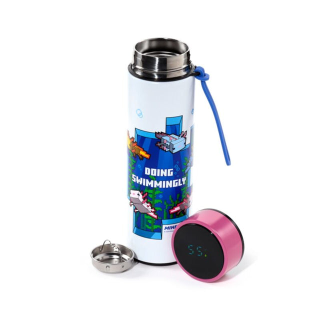 Union minecraft axolotl termokande 450ml termometer