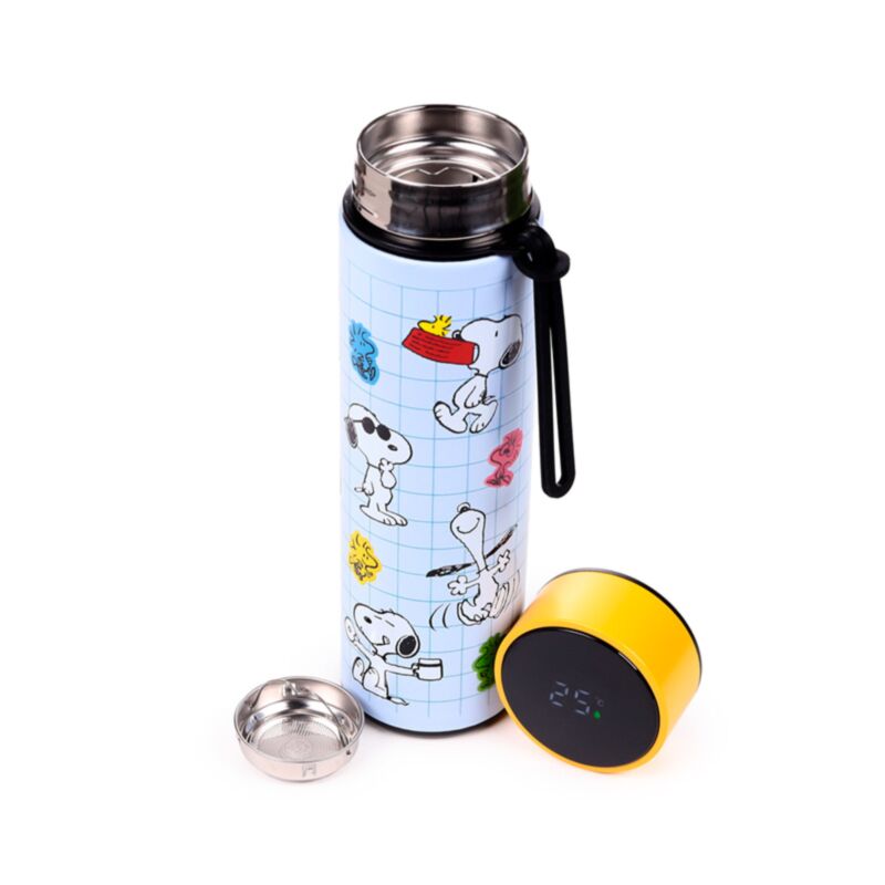 Union peanuts snoopy woodstock termokande 450ml termometer