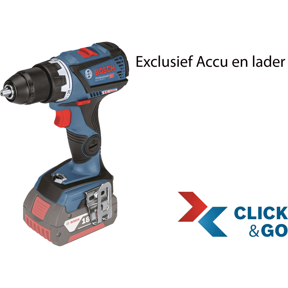 Bosch Professional Skruetrækker GSR 18 V60C Eksklus
