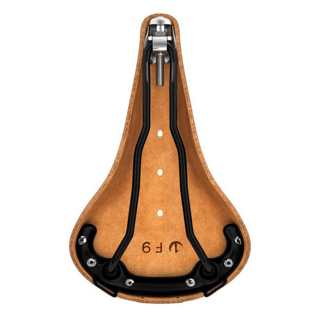 Brooks b17 sadel - læder, 175 mm bred, behagelig og holdbar