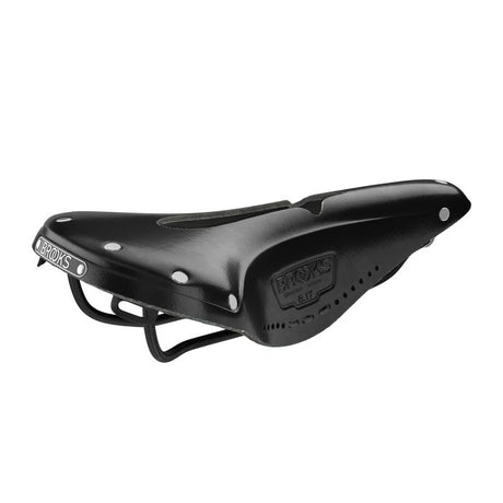 Brooks b17 smal udskåret - sort