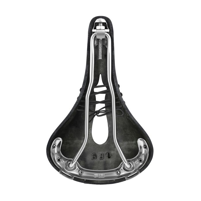 Brooks b17 udskåret - sort