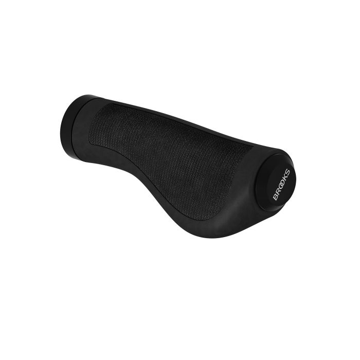 Brooks ergonomiske gummigreb (100+100mm) - sort