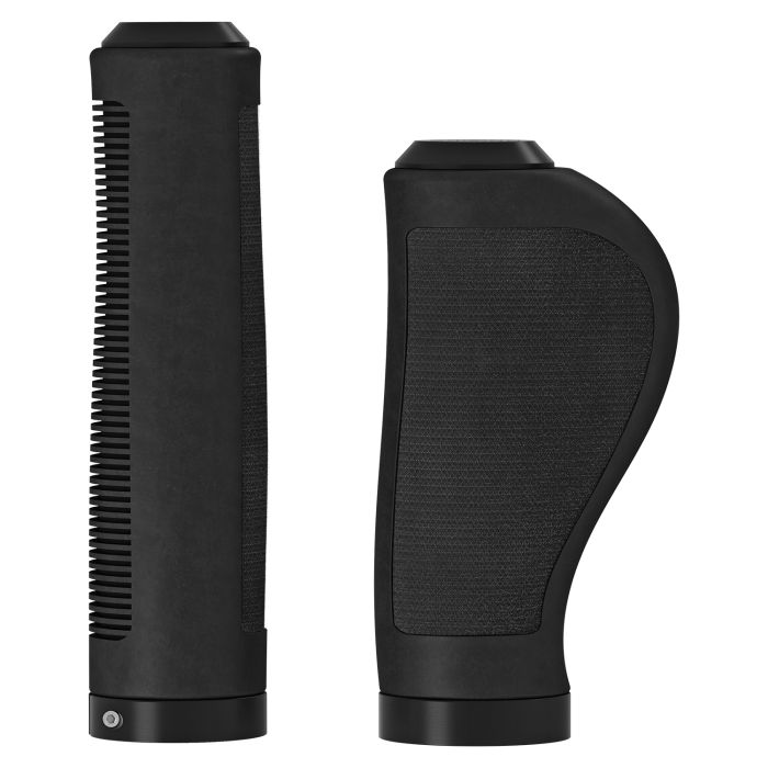 Brooks ergonomiske gummigreb (100+130mm) - sort