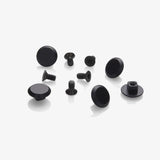 Brooks aluminium truede nitter til cambium - sort anodiseret (5 stk)