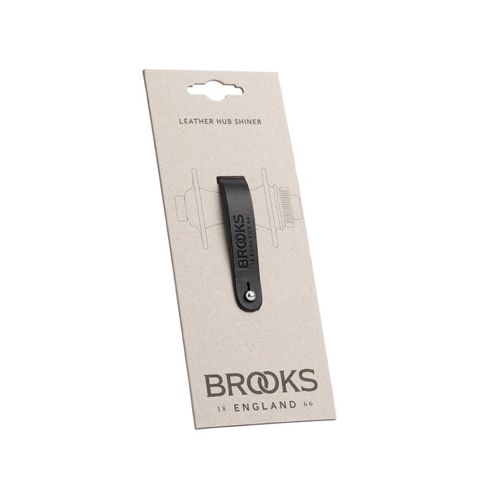 Brooks læder hub shiner - sort
