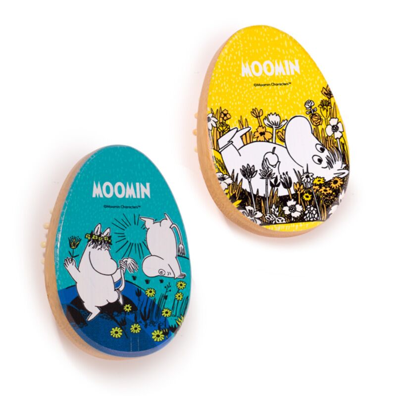 Union mumin formet bambus hårbørste