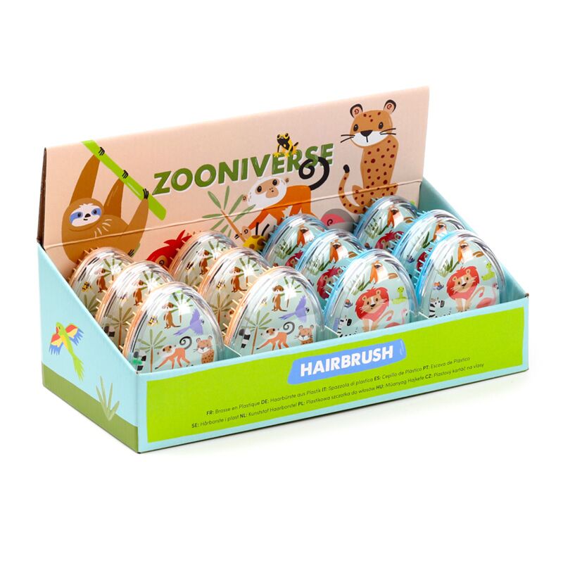 Zooniverse formet glitter hårbørste