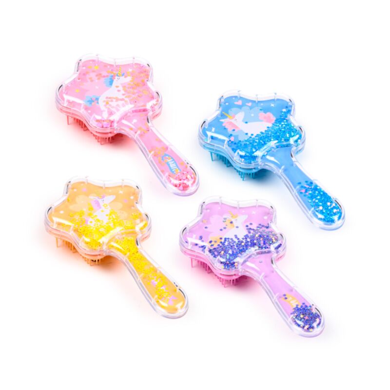 Unicorn magic star glitter hårbørste